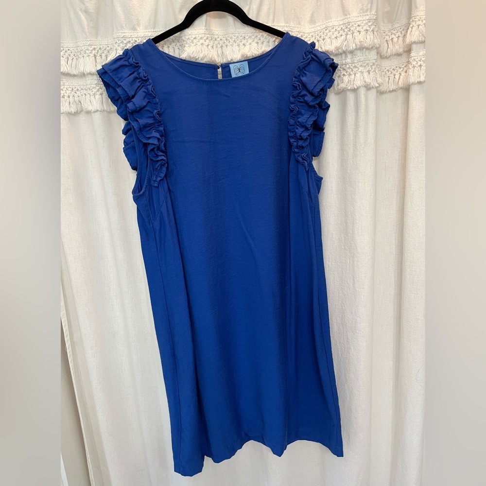 CeCe royal blue shift dress 14